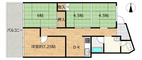 apartment 静岡県静岡市駿河区下島114蔵敷ビル２階 1号室