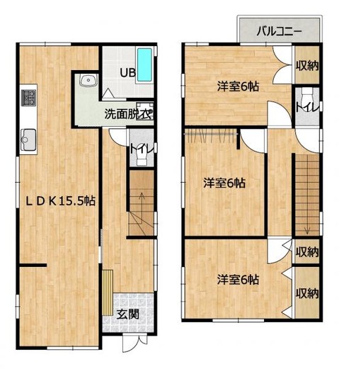 detached 静岡県静岡市駿河区下島114蔵敷ビル２階 1号室