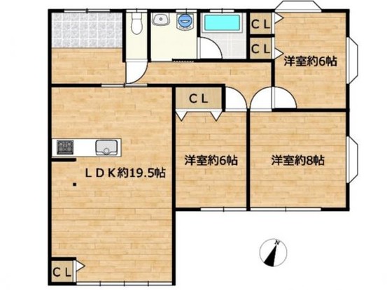detached 岐阜県岐阜市鏡島精華１丁目3-17岐陽第一ビル7階北