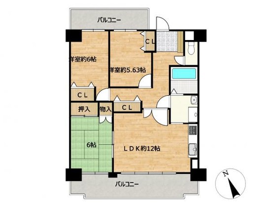 apartment 岐阜県岐阜市鏡島精華１丁目3-17岐陽第一ビル7階北