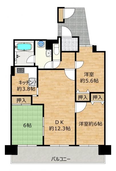 apartment 岐阜県大垣市高屋町３丁目38　エムサビル2F