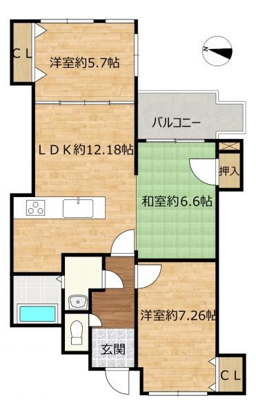 apartment 富山県富山市稲荷元町３丁目
地図を見る