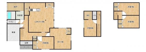detached 福井県福井市春日３丁目916-1