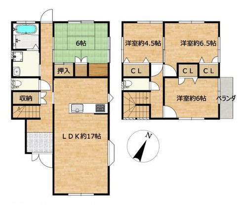 detached 滋賀県草津市野路東５丁目25-23　マリーベルハイツE棟101