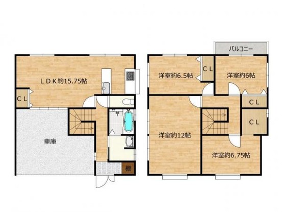 detached 滋賀県草津市野路東５丁目25-23　マリーベルハイツE棟101