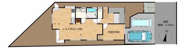 detached 滋賀県草津市野路東５丁目25-23　マリーベルハイツE棟101