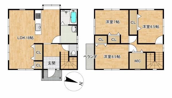 detached 滋賀県草津市野路東５丁目25-23　マリーベルハイツE棟101