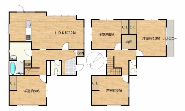 detached 滋賀県草津市野路東５丁目25-23　マリーベルハイツE棟101