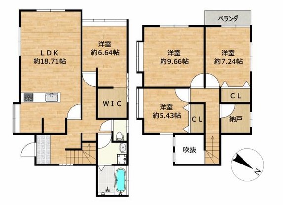 detached 滋賀県草津市野路東５丁目25-23　マリーベルハイツE棟101