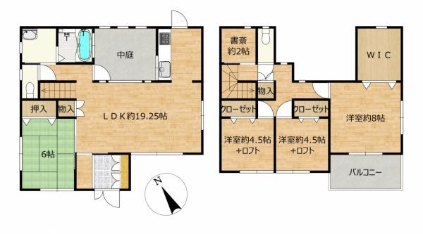 detached 滋賀県草津市野路東５丁目25-23　マリーベルハイツE棟101
