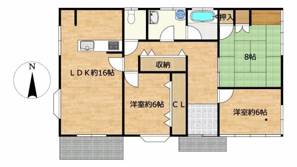 detached 滋賀県草津市野路東５丁目25-23　マリーベルハイツE棟101
