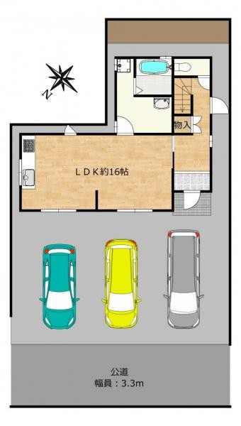 detached 滋賀県草津市野路東５丁目25-23　マリーベルハイツE棟101