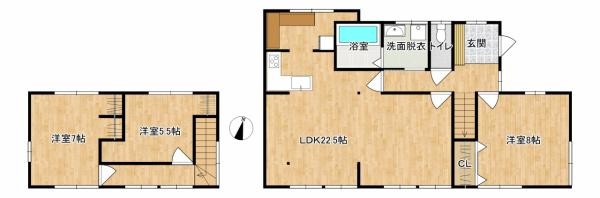 detached 山口県下松市藤光町２丁目
地図を見る