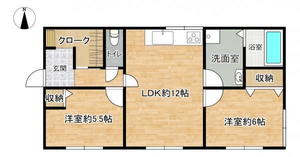 detached 広島県福山市東深津町１丁目23-33