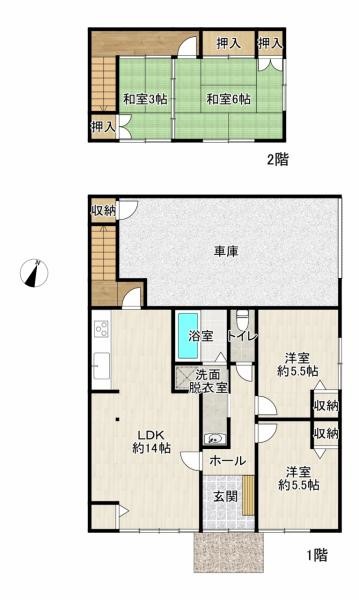 detached 広島県福山市南蔵王町２丁目4-18フローレンス南蔵王　1階北