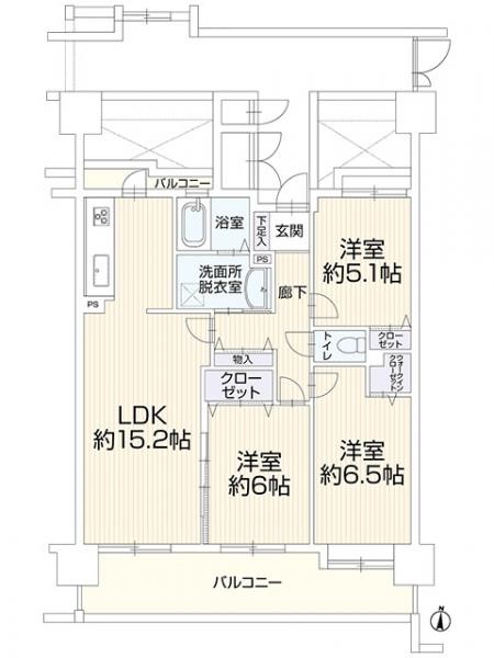 apartment 広島県福山市南蔵王町２丁目4-18フローレンス南蔵王　1階北