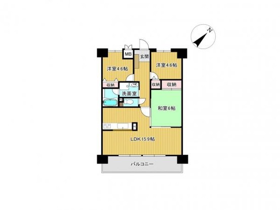 apartment 広島県福山市南蔵王町２丁目4-18フローレンス南蔵王　1階北