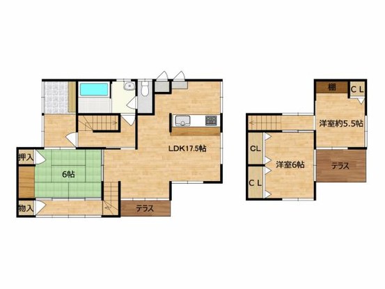 detached 愛媛県松山市大橋町88-1　大橋町店舗