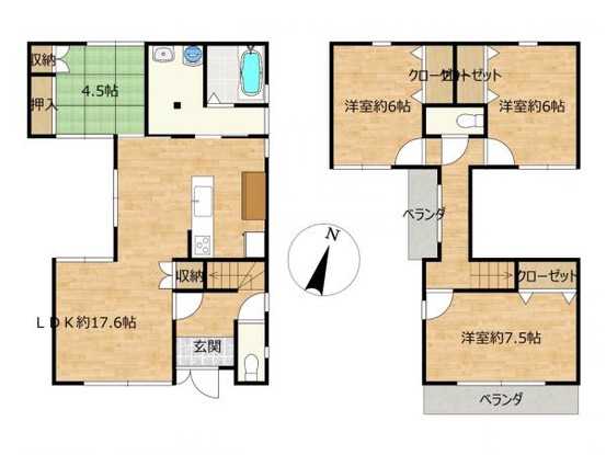detached 高知県高知市杉井流21-13　マノワール杉井流1階