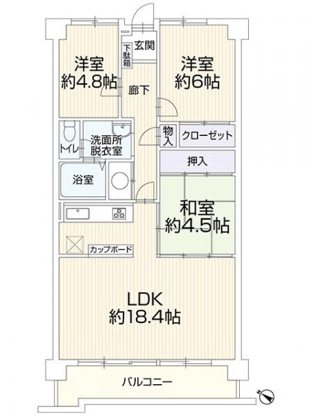 apartment 福岡県福岡市博多区那珂１丁目13-9 ND.BLD2階