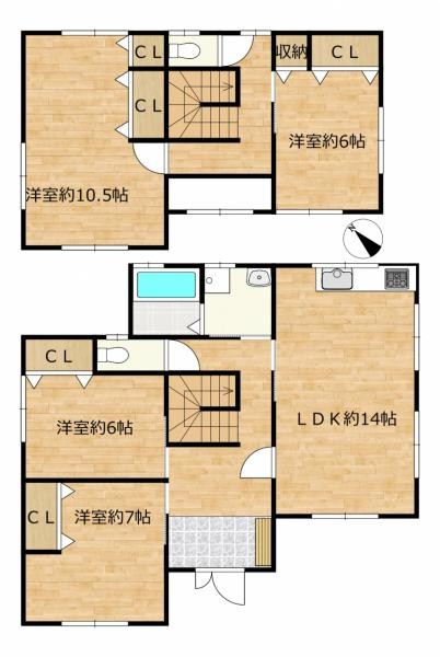 detached 福岡県北九州市小倉南区城野４丁目1-30　１階