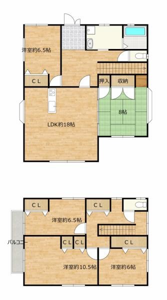 detached 福岡県北九州市小倉南区城野４丁目1-30　１階