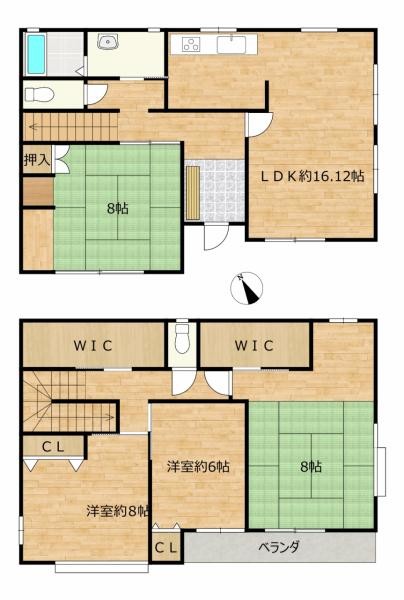 detached 福岡県北九州市小倉南区城野４丁目1-30　１階