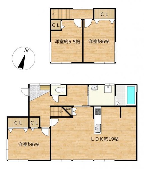 detached 福岡県北九州市小倉南区城野４丁目1-30　１階