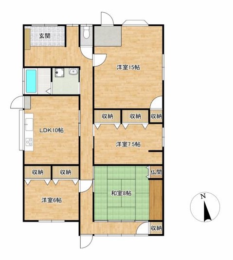 detached 福岡県筑後市大字下北島
地図を見る