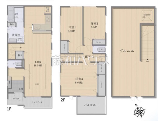 detached 東京都西東京市田無町４丁目16-2