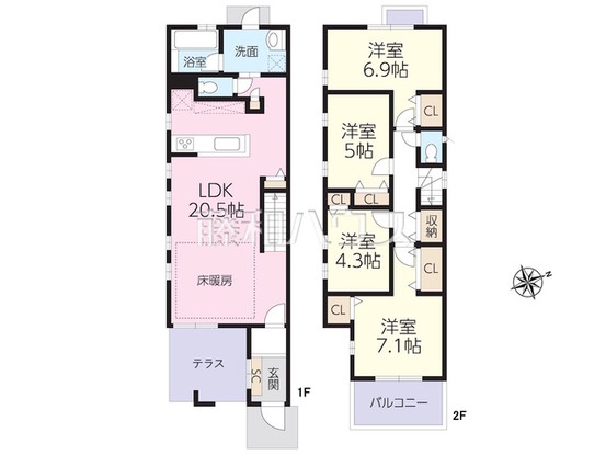 detached 埼玉県志木市下宗岡１丁目
地図を見る