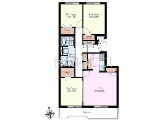 apartment 東京都東久留米市本町３丁目3-39　ヤマサビル1F