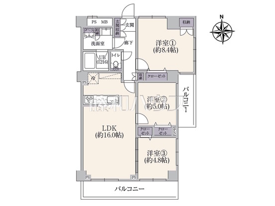 apartment 東京都立川市錦町１丁目4-13　プライムコート立川1階