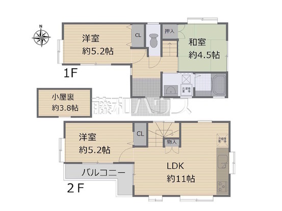 detached 東京都東村山市萩山町１丁目
地図を見る