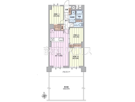 apartment 東京都調布市国領町１丁目-22-13ムサシヤビル1F