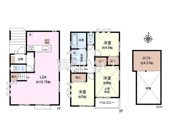 detached 東京都調布市国領町１丁目-22-13ムサシヤビル1F