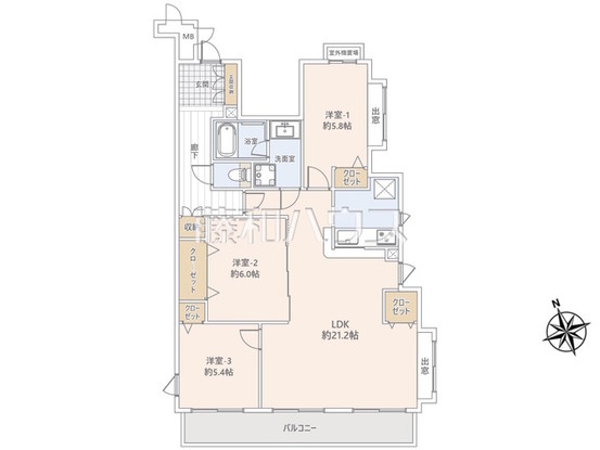 apartment 東京都府中市宮町２丁目-15-13 第15三ツ木ビル1Ｆ