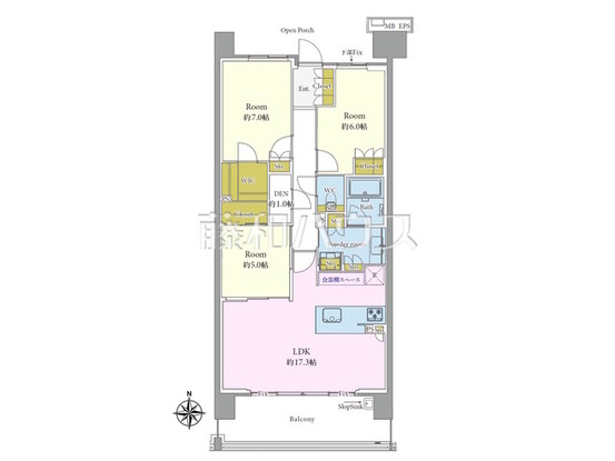 apartment 東京都府中市宮町２丁目-15-13 第15三ツ木ビル1Ｆ