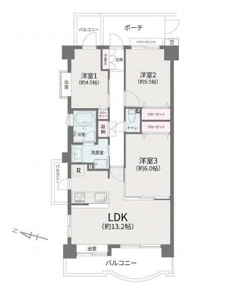 apartment 神奈川県横浜市西区南幸２丁目11番1号　横浜エム・エスビル ２階