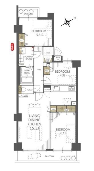 apartment 神奈川県横浜市西区南幸２丁目11番1号　横浜エム・エスビル ２階
