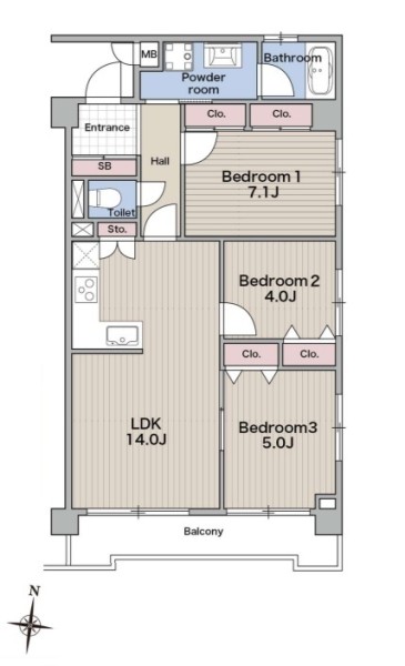 apartment 埼玉県草加市中央２丁目15-8　null