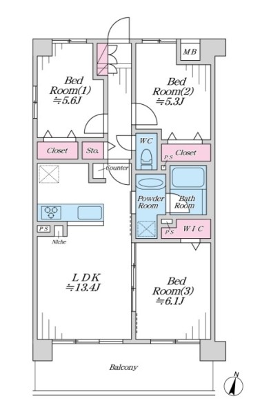 apartment 埼玉県草加市中央２丁目15-8　null