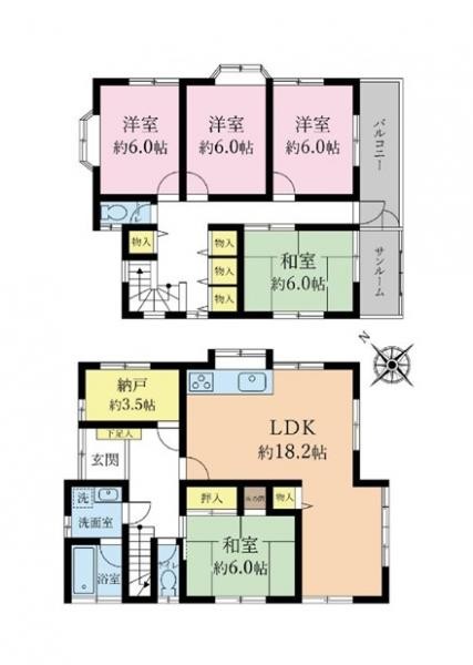detached 神奈川県相模原市緑区橋本６丁目4番15号