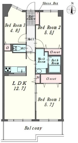 apartment 東京都羽村市川崎１丁目2-11　null