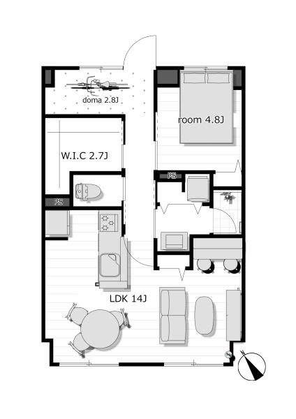 apartment 東京都羽村市川崎１丁目2-11　null