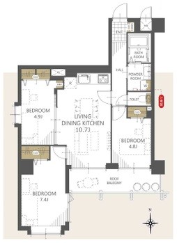apartment 埼玉県越谷市千間台東１丁目８－２９