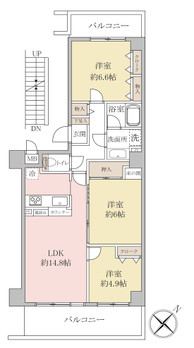 apartment 千葉県流山市市野谷666-1　シェーンガルテン1階