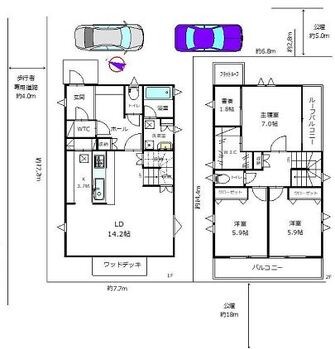 detached 千葉県流山市市野谷666-1　シェーンガルテン1階