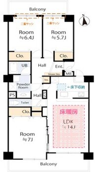 apartment 千葉県流山市市野谷666-1　シェーンガルテン1階