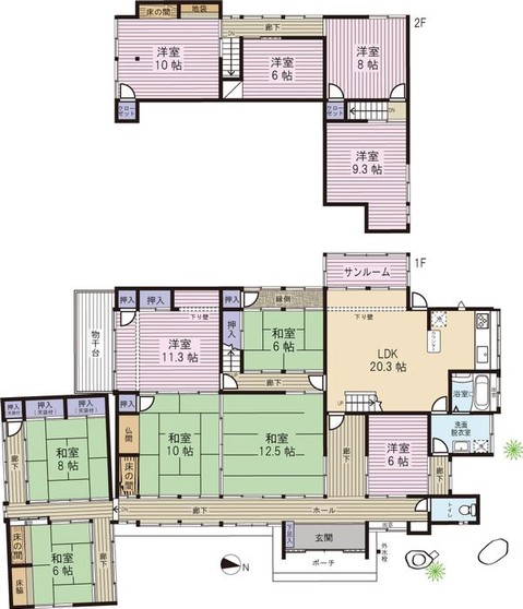 detached 新潟県新潟市中央区天神尾１丁目12-9